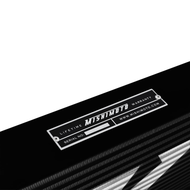 Mishimoto Universal Black R Line Intercooler Overall Size: 31x12x4 Core Size: 24x12x4 Inlet / Outlet - Blais Performance Parts