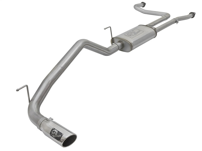 aFe MACH Force-Xp 2-1/2in Cat-Back Exhaust System w/ Polished Tip 16-17 Nissan Titan XD V8 5.6L - Blais Performance Parts