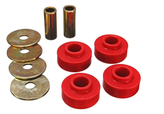 Energy Suspension 89-97 Ford Thunderbird / 99-04 Mustang Cobra Red Differential Carrier Bushings - Blais Performance Parts