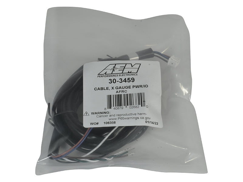 AEM Power Harness for 30-0300 X-Series Wideband Gauge - Blais Performance Parts