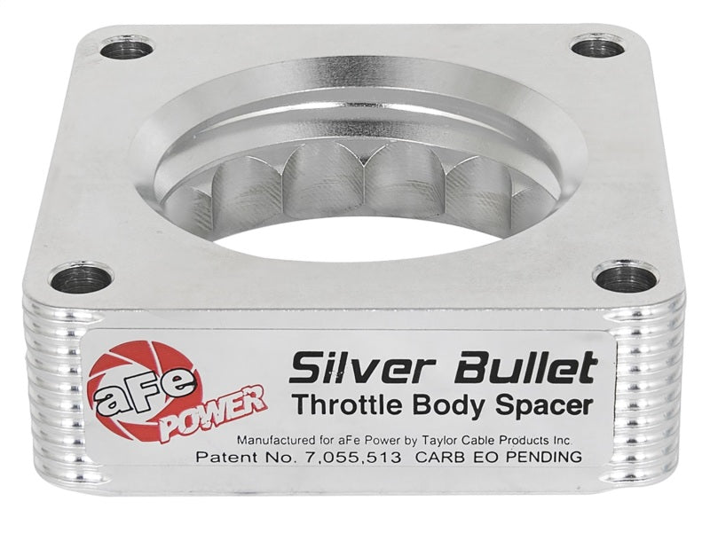 aFe Silver Bullet Throttle Body Spacer 09-18 Nissan 370Z V6-3.7L (VQ37VHR) - Blais Performance Parts