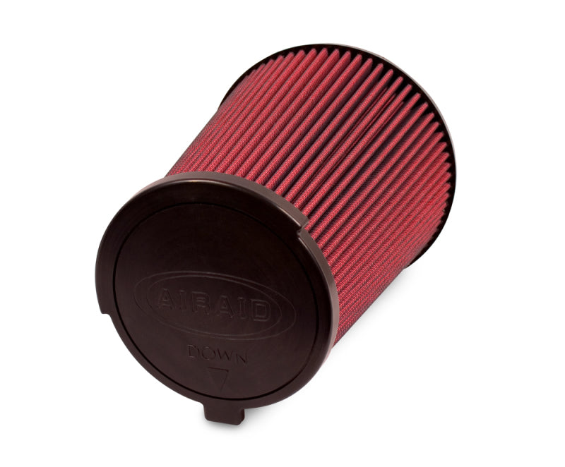 Airaid 10-14 Ford Mustang Shelby 5.4L Supercharged Direct Replacement Filter - Oiled / Red Media - Blais Performance Parts