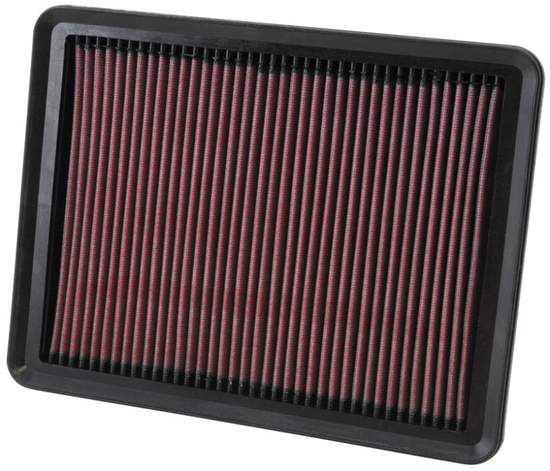 K&N Replacement Air Filter 11.75in O/S Length x 9in O/S Width x 1.188in H for 13 Hyundai Santa Fe - Blais Performance Parts