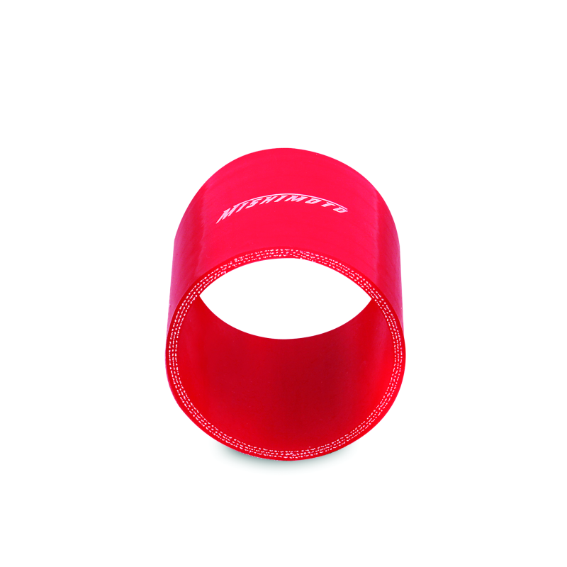 Mishimoto 3.0 Inch Red Straight Coupler - Blais Performance Parts