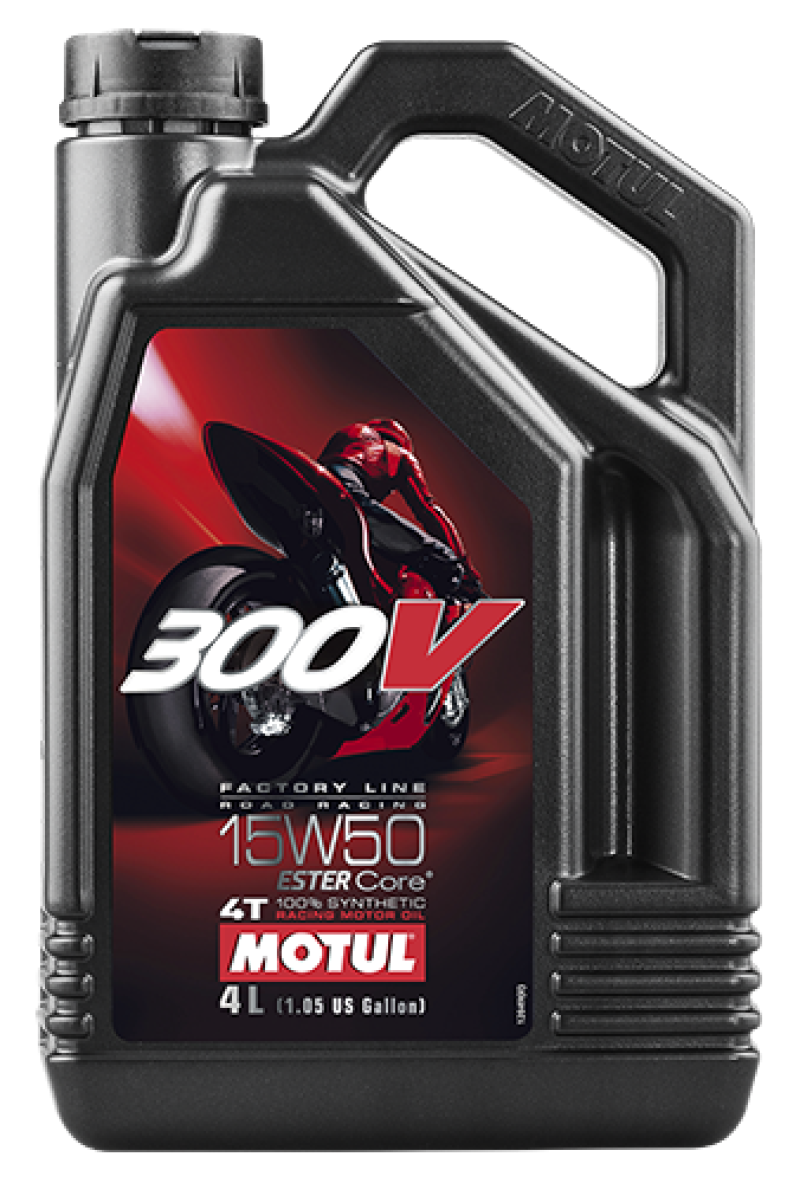 Motul 4L Factory Line Road Racing 300V 15W50 - Blais Performance Parts