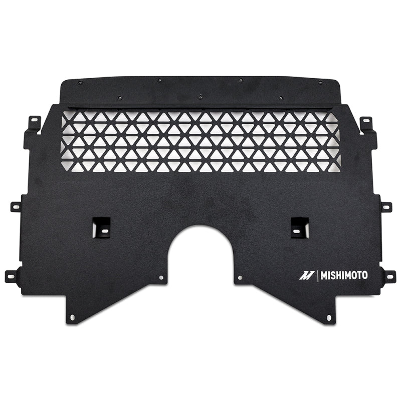 Mishimoto 2021+ BMW G80 M3 Skid Plate Engine - Wrinkle Black - Blais Performance Parts