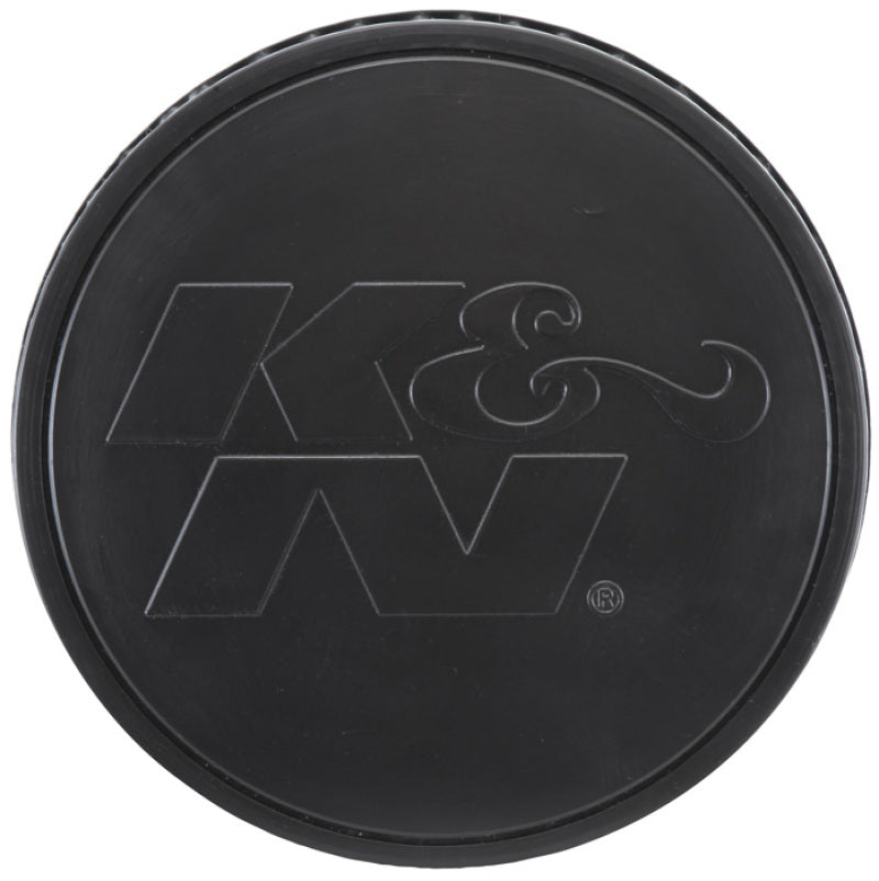 K&N Universal Rubber Filter-Round Tapered 4.5in Flange ID x 8in Base OD x 6.625in Top OD x 8in H - Blais Performance Parts