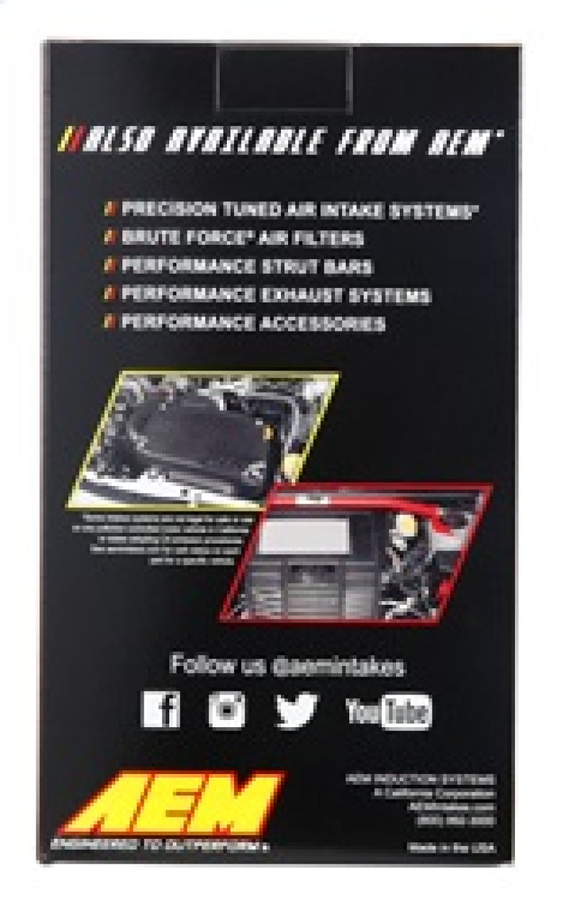 AEM DryFlow Air Filter Kit 4in x 7in DRYFLOW - Blais Performance Parts