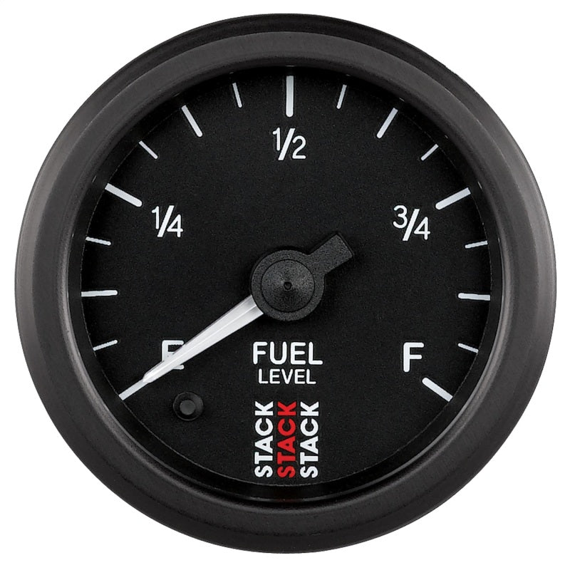 Autometer Stack Instruments 52mm 0-280 Ohm Programmable Pro Stepper Motor Fuel Level Gauge - Black - Blais Performance Parts