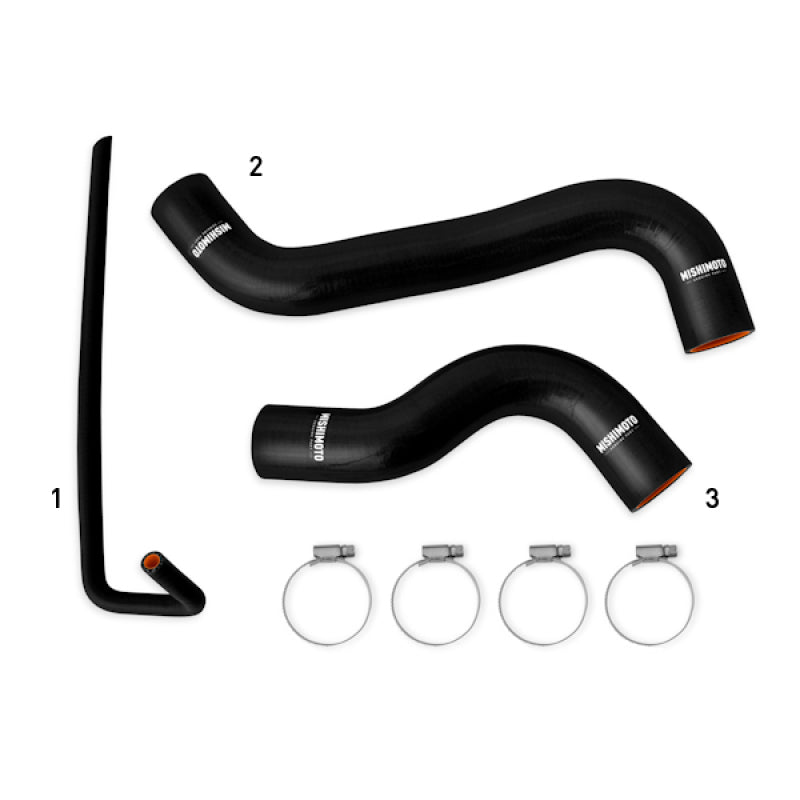 Mishimoto 2015+ Subaru WRX Silicone Radiator Coolant Hose Kit - Black - Blais Performance Parts