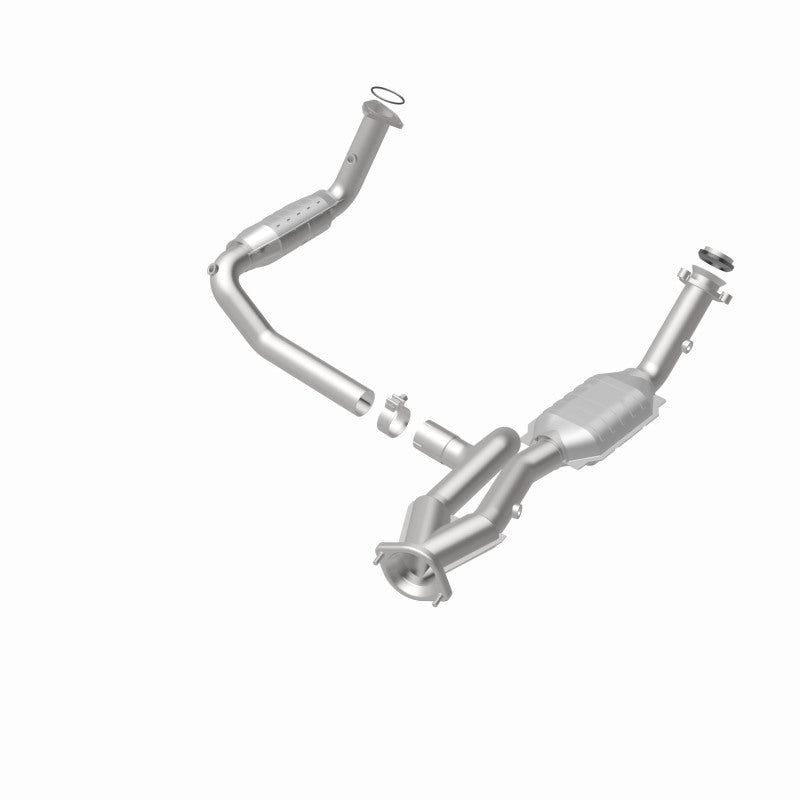 MagnaFlow Conv DF 02-06 Cadillac Escalade / 02-06 Chevy Avalanche 5.3L Dual Conv Y-Pipe Assembly 2WD - Blais Performance Parts