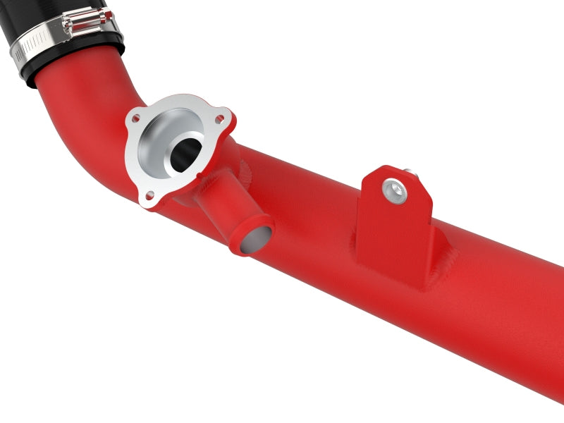 aFe 20-23 Ford Explorer ST V6 3.0L (tt) BladeRunner Aluminum Hot and Cold Charge Pipe Kit - Red - Blais Performance Parts