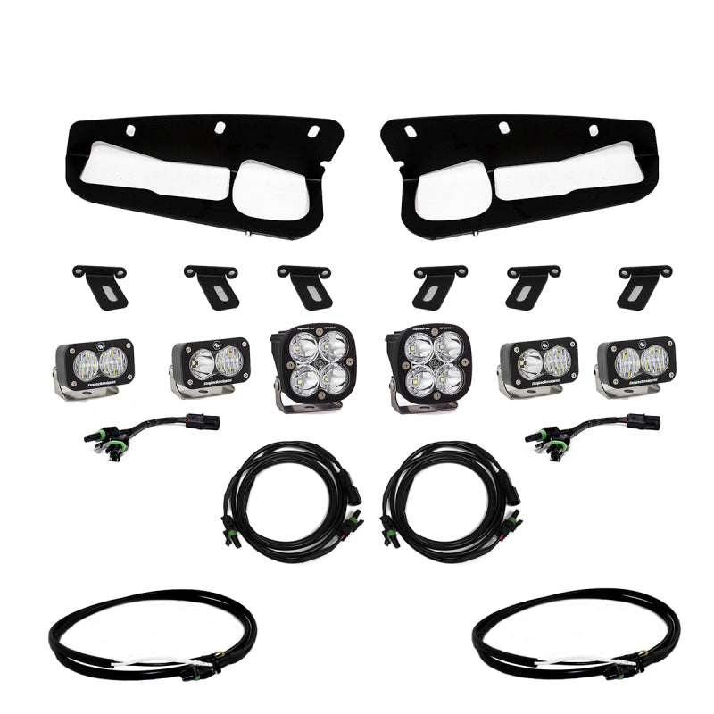 Baja Designs 2021+ Ford Bronco Fog Pocket Kit 21-Up Sportsmen w/Upfitter - Blais Performance Parts