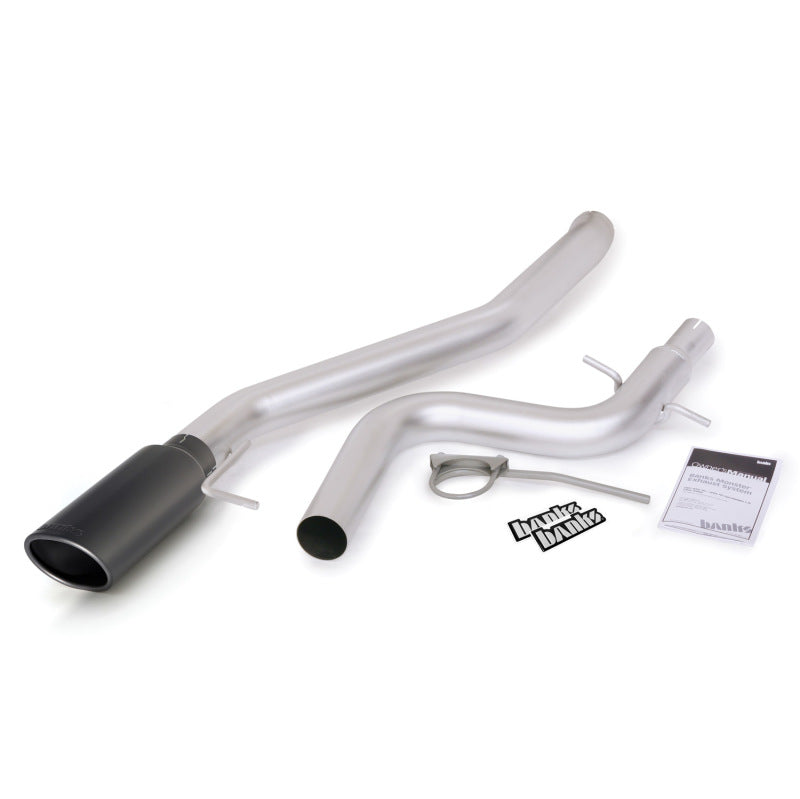 Banks Power 09-10 VW Jetta 2.0L TDI Monster Exhaust System - SS Single Exhaust w/ Black Tip - Blais Performance Parts