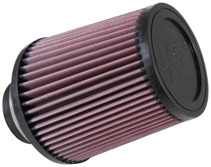 K&N Filter Universal Rubber Filter 2 3/4 inch Flange 6 inch Base 5 inch Top 6 1/2 inch Height - Blais Performance Parts