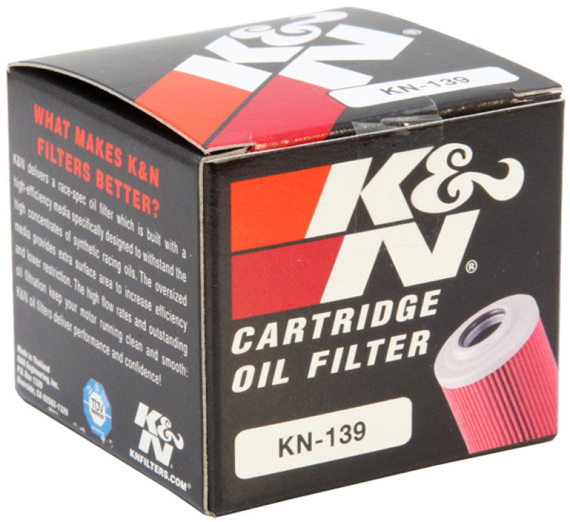 K&N Suzuki / Kawasaki / Arctic 1.75in OD x 1.719in H Oil Filter - Blais Performance Parts