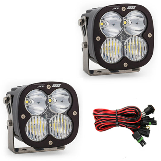 Baja Designs XL80 Series Driving Combo Pattern Pair LED Light Pods - Blais Performance Parts