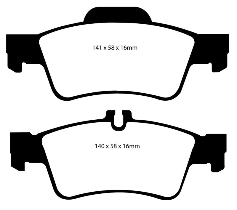 EBC 04-06 Mercedes-Benz CL500 5.0 Yellowstuff Rear Brake Pads - Blais Performance Parts