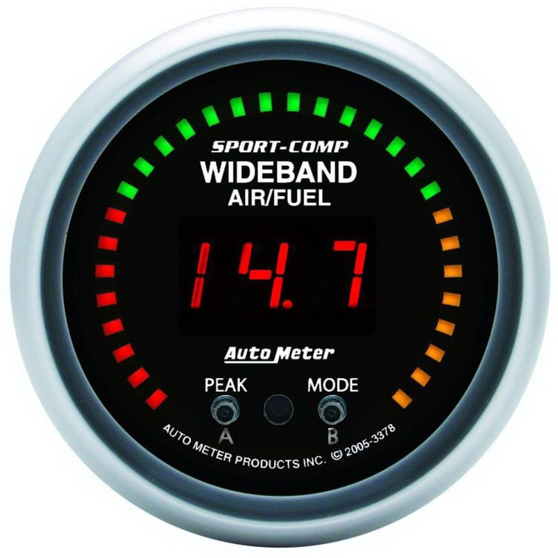 Autometer Sport-Comp 52mm Wideband Air/Fuel Gauge - Blais Performance Parts