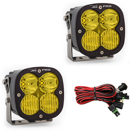 Baja Designs XL Pro Series Driving Combo Pattern Pair LED Light Pods - Amber - Blais Performance Parts