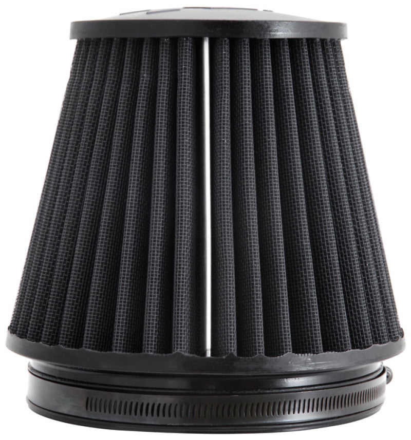 K&N Universal Rubber Filter Round Tapered 6in Flange ID x 7.5in Base OD x 5.25in Top OD x 6in Height - Blais Performance Parts