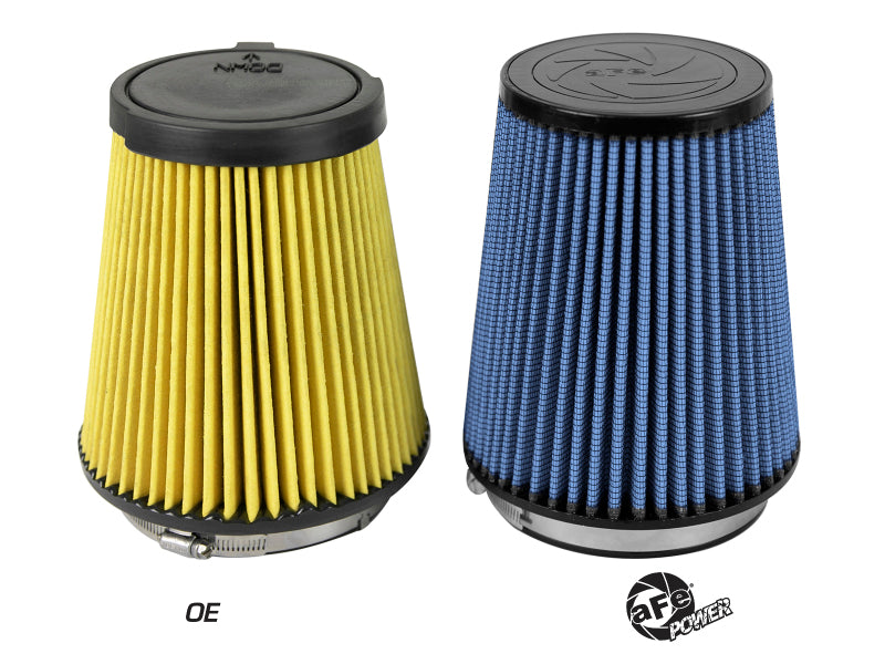 aFe MagnumFLOW Replacement Air Filter w/ Pro 5R Media 16-19 Ford Mustang GT350 V8-5.2L - Blais Performance Parts
