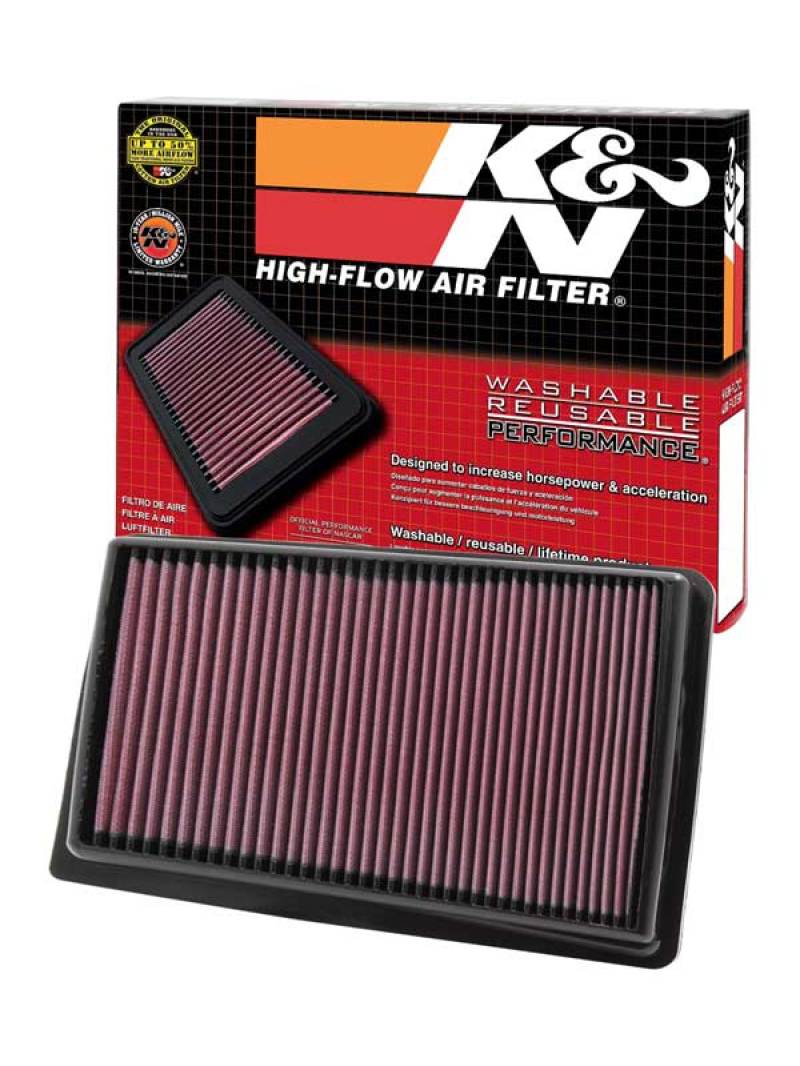 K&N 09 Hyundai Genesis 4.6L V8 Drop In Air Filter - Blais Performance Parts