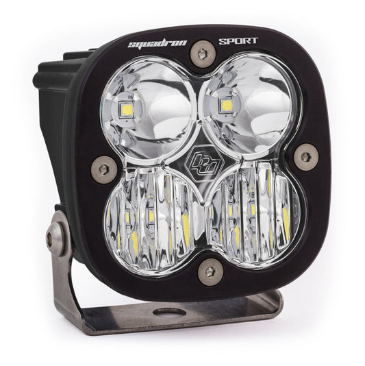 Baja Designs Squadron Sport Driving/Combo Pattern Black LED Light Pod - Clear - Blais Performance Parts