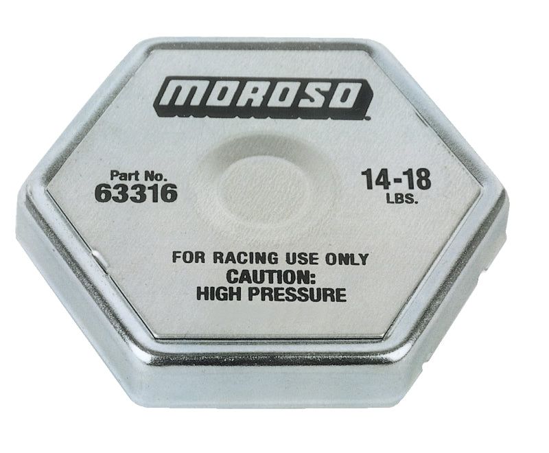 Moroso Racing Radiator Cap - 14-18lbs - Blais Performance Parts