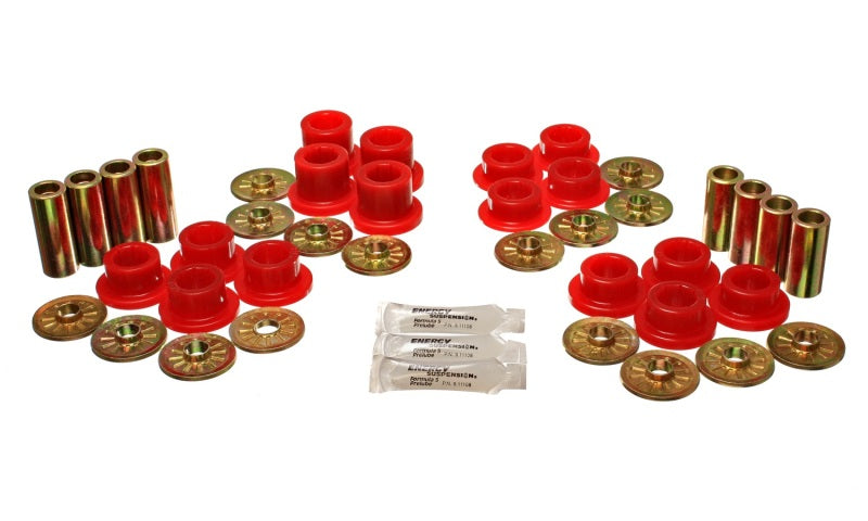 Energy Suspension 92-02 Dodge Viper Red Rear Control Arm Bushing Set - Blais Performance Parts