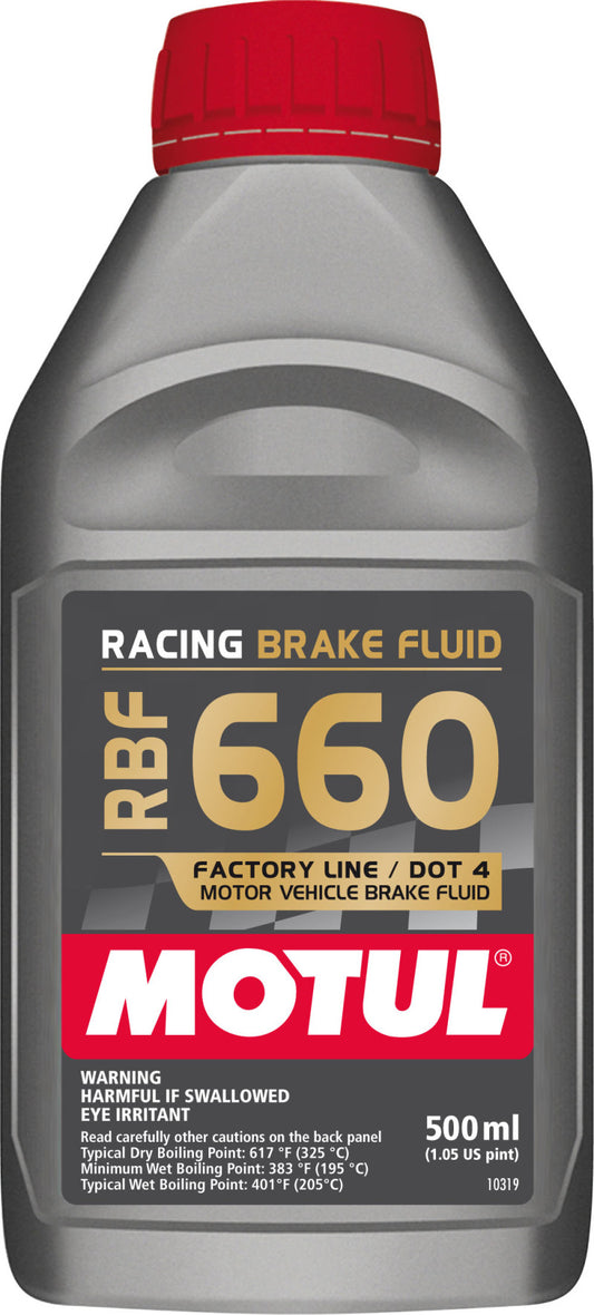 Motul 1/2L Brake Fluid RBF 660 - Racing DOT 4 - Blais Performance Parts