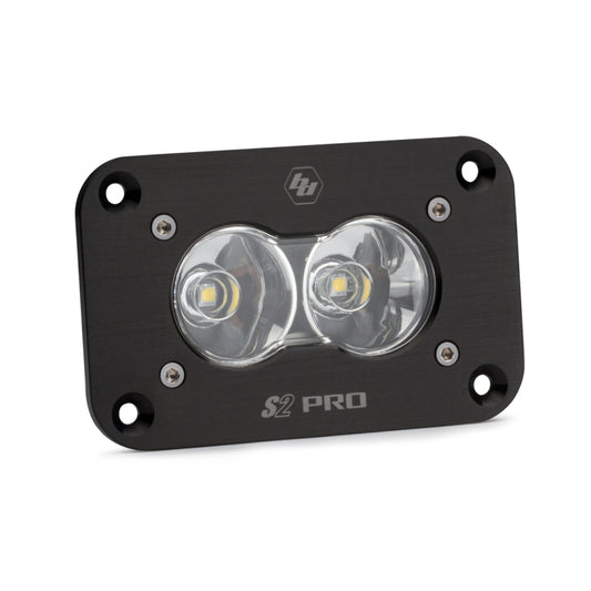 Baja Designs S2 Sport Flush Mount Work/Scene Pattern LED Work Light - Clear - Blais Performance Parts