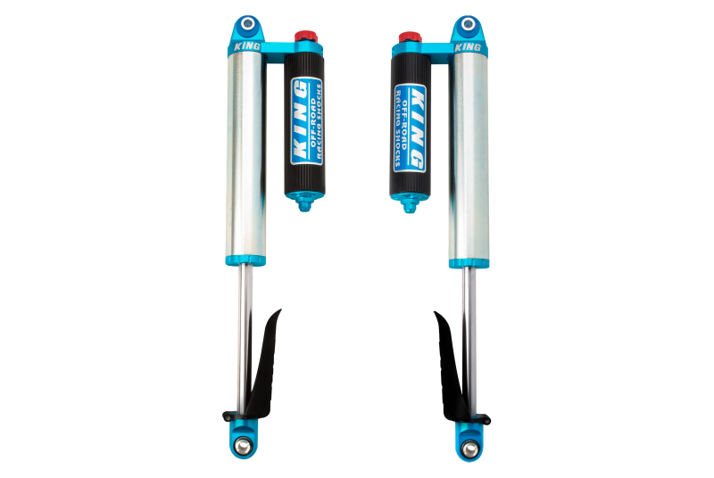 King Shocks 2020+ Jeep Gladiator Rear 2.5 Dia Piggyback Res Shock for 2.5in-5in Lift w/Adj (Pair) - Blais Performance Parts