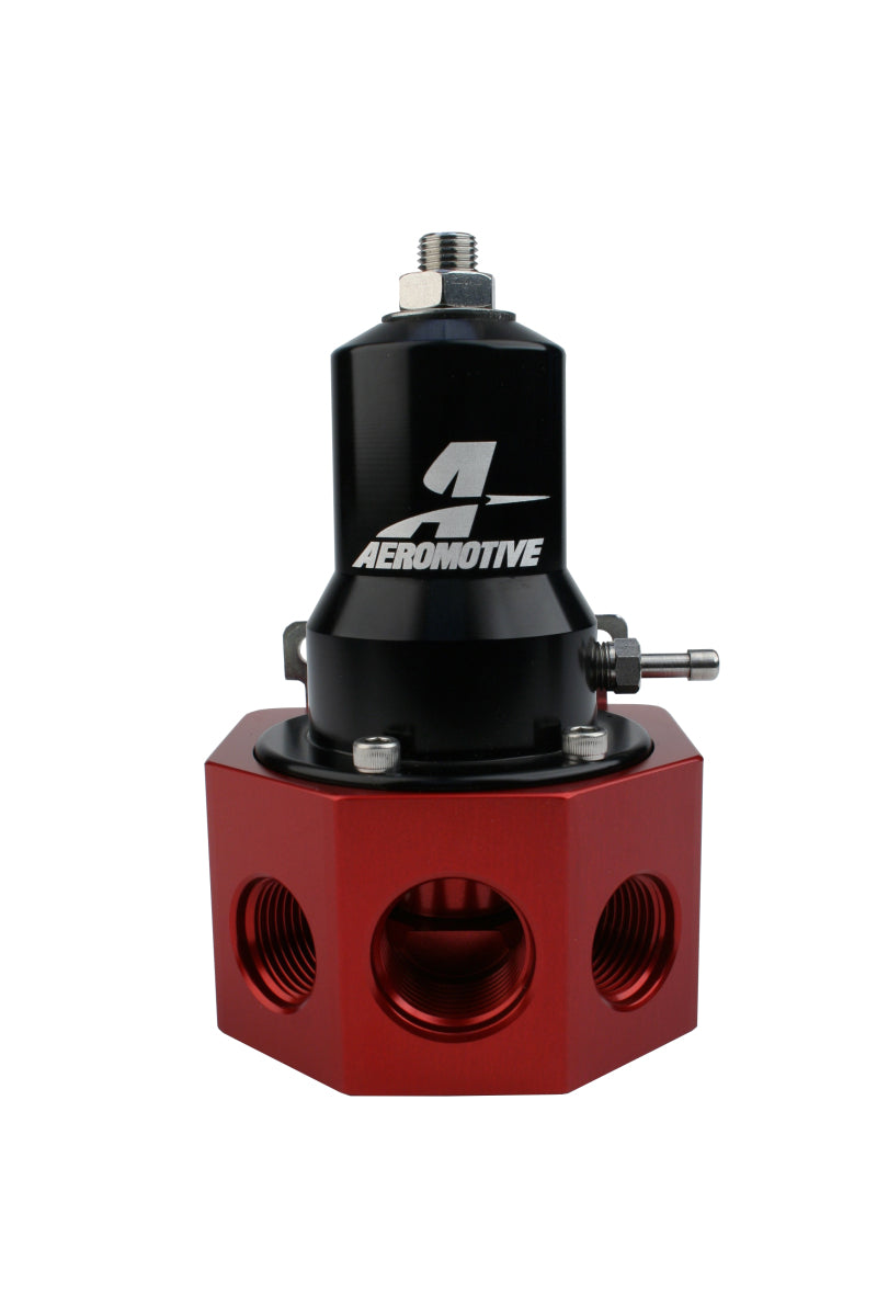 Aeromotive Regulator - 30-120 PSI - .500 Valve - 4x AN-08 and AN-10 inlets / AN-10 Bypass - Blais Performance Parts