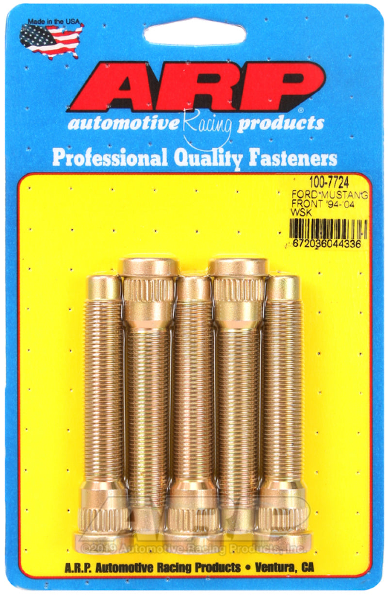 ARP 94-04 Ford Mustang Front Wheel Stud Kit (Set of 5) - Blais Performance Parts