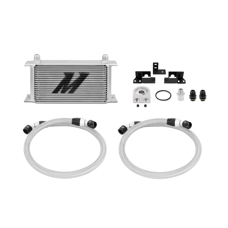 Mishimoto 07-11 Jeep Wrangler JK Oil Cooler Kit - Silver - Blais Performance Parts