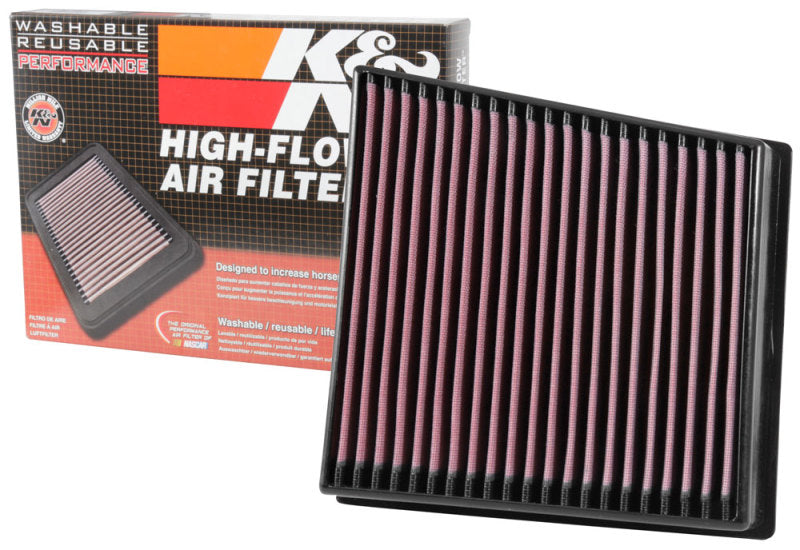 K&N 2017 Chevrolet Silverado 2500HD V8-6.6L DSL Replacement Drop In Air Filter - Blais Performance Parts