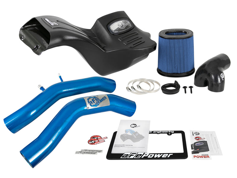 aFe Momentum XP Cold Air Intake System w/ Pro 5R Media Blue 15-19 Ford F-150 V8-5.0L - Blais Performance Parts