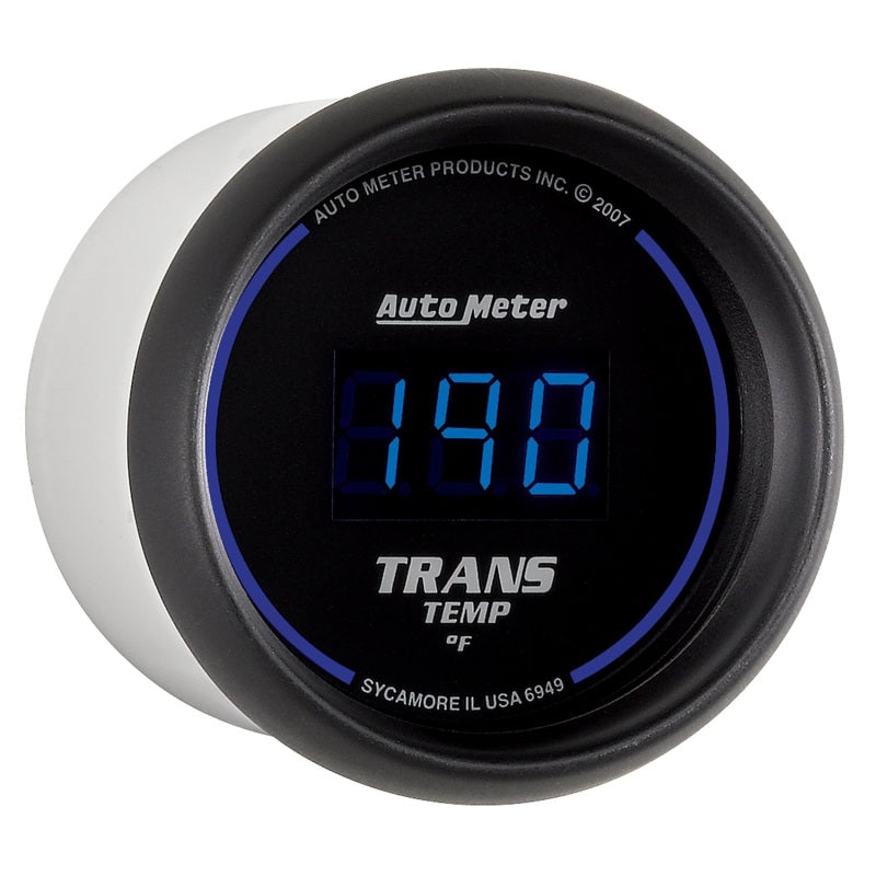 Autometer 52.4mm Black Digital Trans Temperature Gauge - Blais Performance Parts