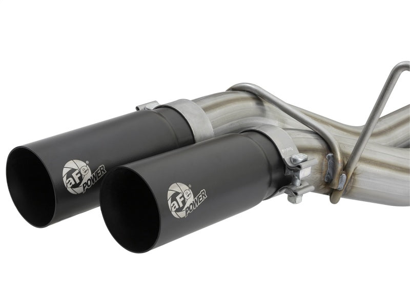 aFe POWER Rebel Series 3in 409 SS Cat Back Exhaust w/ Black Tips 17 Ford F-150 Raptor V6-3.5L - Blais Performance Parts