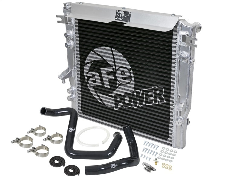 aFe BladeRunner GT Series Bar and Plate Radiator w/ Black Hoses 12-18 Jeep Wrangler (JK) V6 3.6L - Blais Performance Parts