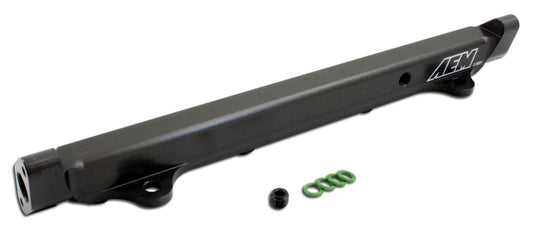 AEM 03-06 Evo 8 & 9 Black Fuel Rail - Blais Performance Parts