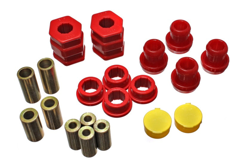 Energy Suspension 96-00 Honda Civic/CRX Red Front Control Arm Bushing Set - Blais Performance Parts