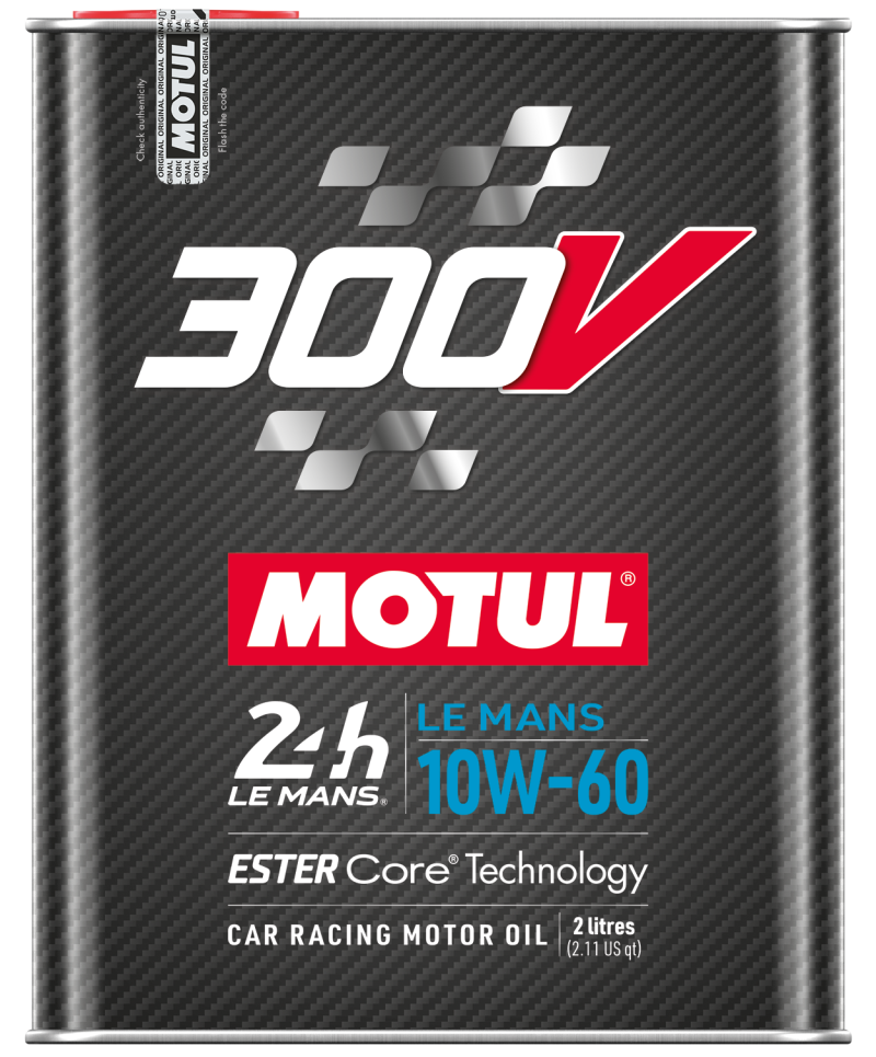 Motul 2L Synthetic-ester Racing Oil 300V Le Mans 10W60 10x2L - Blais Performance Parts