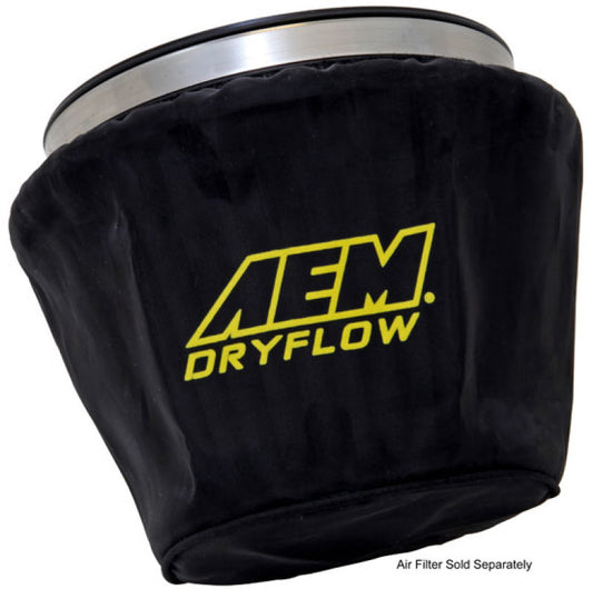 AEM Air Filter Wrap Black 7.5in Length x 5in Width x 5in Height - Blais Performance Parts