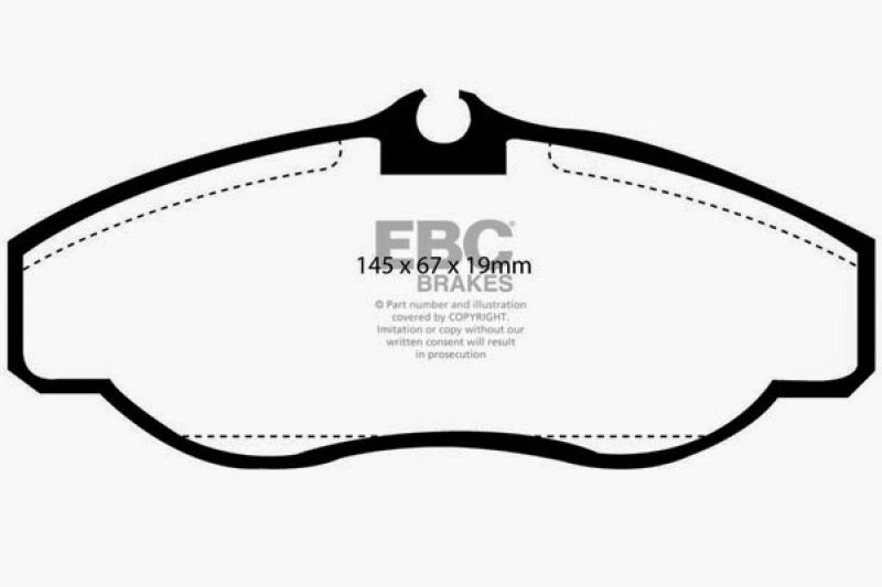 EBC 99-03 Land Rover Discovery (Series 2) 4.0 Greenstuff Front Brake Pads - Blais Performance Parts