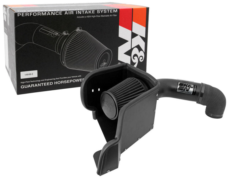 K&N 09-13 Dodge Ram 1500 Pickup 5.7L V8 / 11-13 Ram 1500 5.7L V8 Black Performance Intake Kit - Blais Performance Parts