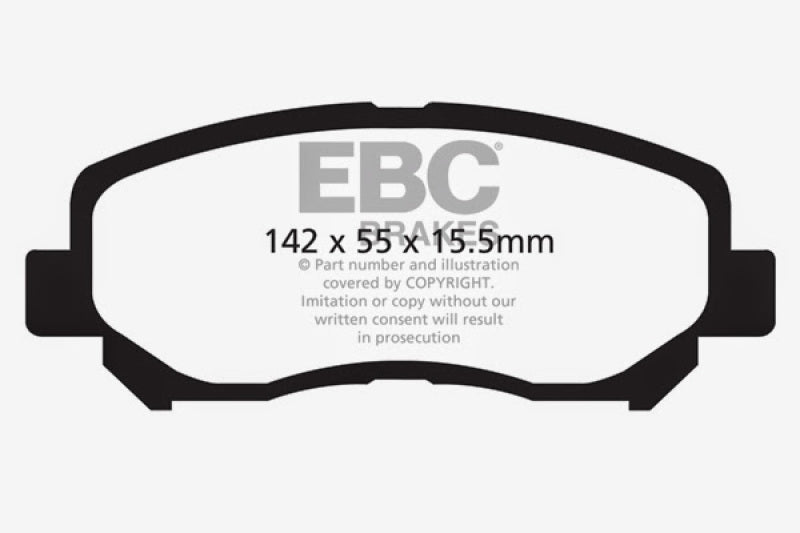 EBC 12+ Mazda CX-5 2 Ultimax2 Front Brake Pads - Blais Performance Parts