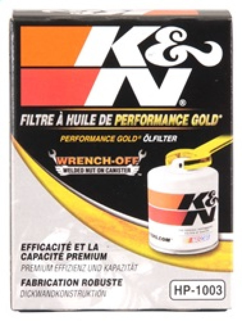 K&N 03-09 Scion tC / 00-05 Celica GT/GT-S Performance Gold Oil Filter - Blais Performance Parts