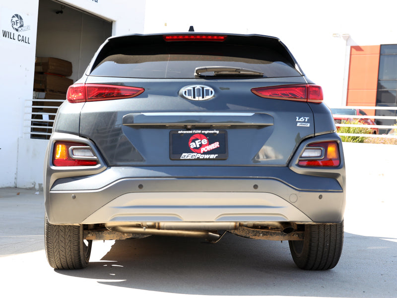 aFe Takeda 2-1/2in 304 SS Axle-Back Exhaust 18-21 Hyundai Kona L4 1.6L (t) - Blais Performance Parts